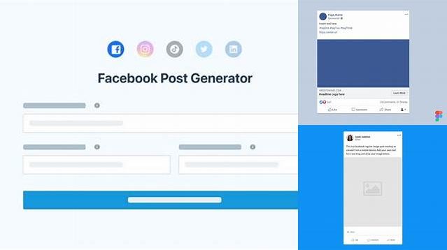 1740+ Facebook Post Generator Free Download Free