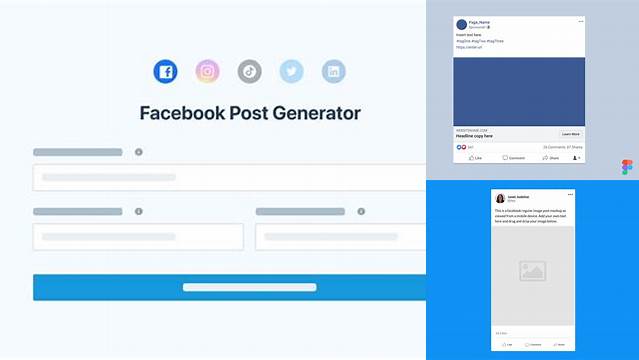 1740+ Facebook Post Generator Free Download Free