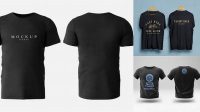 1740+ T Shirt Front And Back Mockup Best Free Mockup PSD