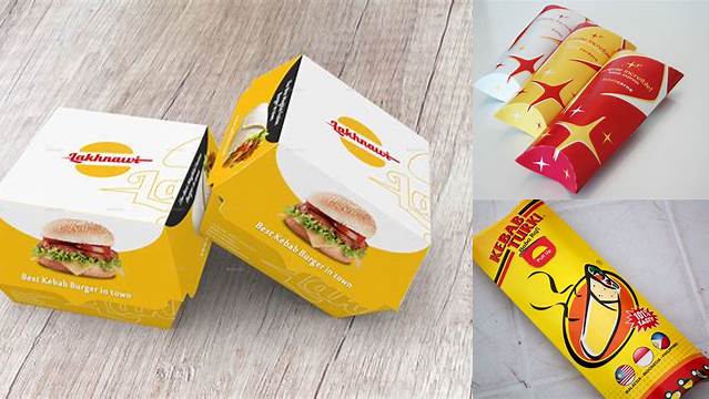 1744+ Template Packaging Kebab Layered PSD File Free Download