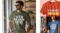 1745+ T-shirt Mockup Bundle Free Download Free PSD