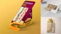 1746+ Sandwich Paper Mockup Best for Showcase