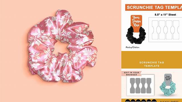 1753+ Free Scrunchie Tag Template Stylish PSD for Free