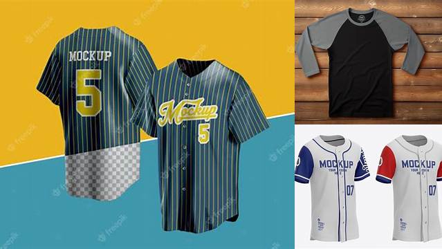 1757+ Baseball Tshirt Mockup Modern PSD Templates