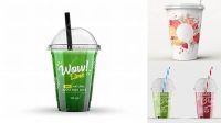 1757+ Smoothie Cup Mockup Include TIFF