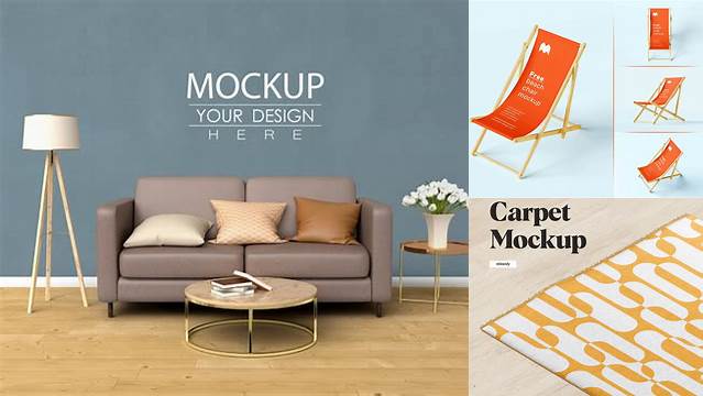 1758+ Furniture Mock Up Mockup PSD Free Download