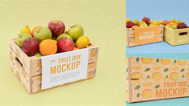 1759+ Fruit Box Mockup Smart Layer PSD