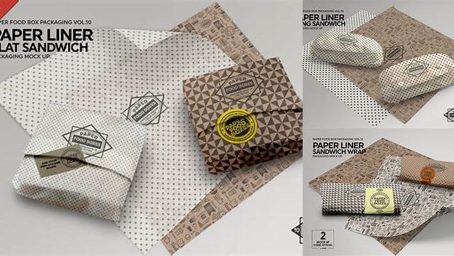 1763+ Sandwich Paper Mockup Free Downloadable PSD