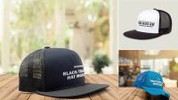 1767+ Trucker Hat Mockup Free High-Quality Editable PSD