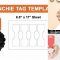 1772+ Scrunchie Tag Template Free Download Professional PSD Mockup