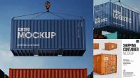 1772+ Shipping Container Mockup Free Creative Design Resource