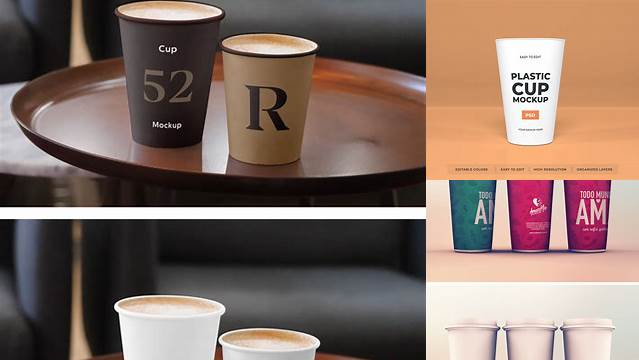 1774+ Matte Cup PSD Mockup Creative and Modern PSD Freebie