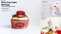 1779+ Cupcake Mockup Free Smart PNG Image