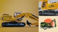 1781+ Excavator Mockup Free Graphic Design Resource