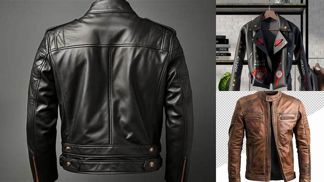 1784+ Leather Jacket Mockup Editable and Customizable PSD