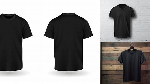 1785+ Black Shirt Mockup Free Editable Photoshop File