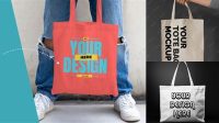 1789+ Free Tote Bag Mockup Generator High-Quality Creative PSD