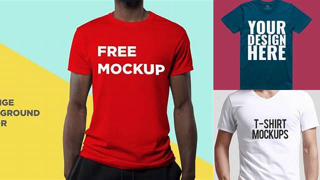 1793+ Realistic T Shirt Mockups Free Photoshop Mockup Design