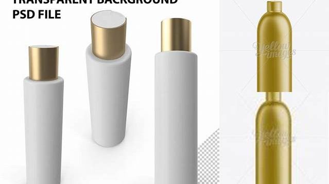 1795+ Gold Plastic Cosmetic Bottle with Cap 500 ml Professional Design PSD