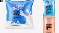 1802+ Milk Pouch Mockup Psd Free Download High Resolution