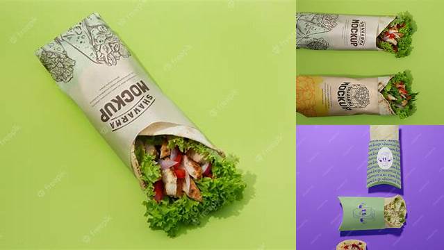 1802+ Shawarma Wrap Mockup High Resolution