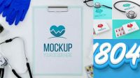 1804+ Medical Logo Mockup Editable Photoshop File