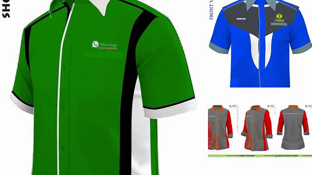 1815+ Template Baju Korporat Psd High-End PSD Download