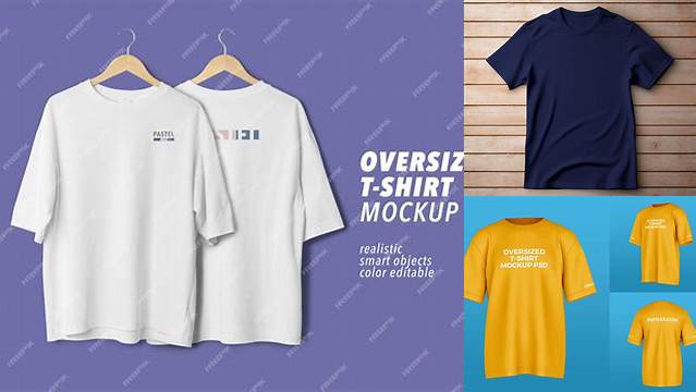 1819+ Mockup Kaos Oversize Smart Layer PSD