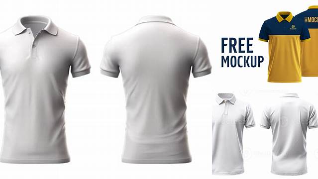 1824+ Polo Shirt Mockup Front And Back Best Free Resource