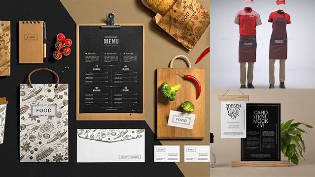 1831+ Uniform Restaurant Mockup Premium Quality PSD Freebie