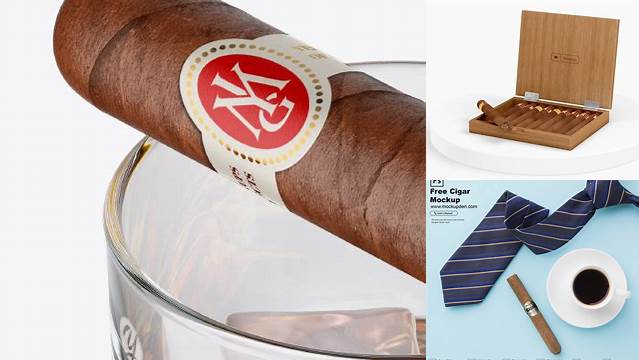 1840+ Cigar Mockup Free Free PSD