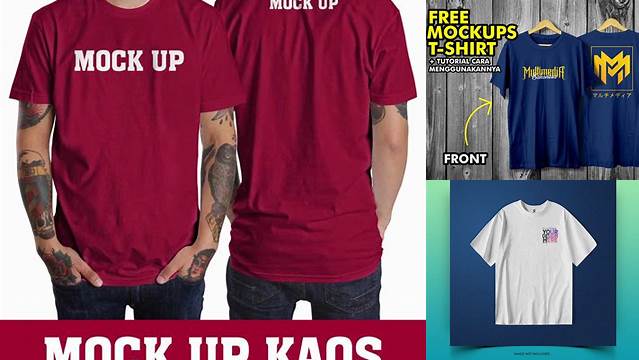 1842+ Download Mockup Kaos Depan Belakang Psd Gratis High-Quality PSD Files