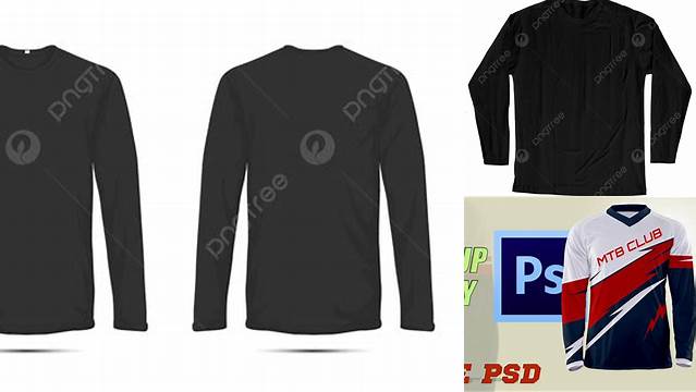 1842+ Mockup Kaos Panjang Elegant Photoshop Mockup