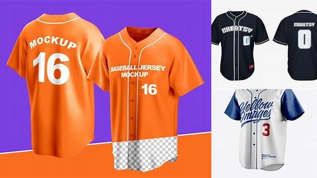 1847+ Baseball Jersey Mockup Psd Hight Resolution