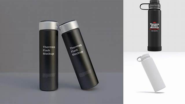 1851+ Thermos Mockup Free Premium Quality PSD Freebie