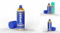 1852+ 30ml Spray Bottle PSD Mockup Editable Mockup PSD