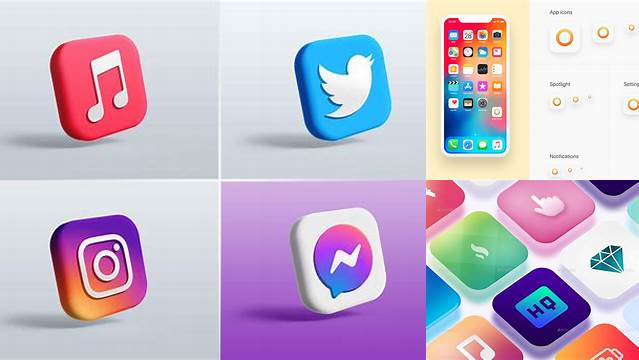 1852+ App Icon Mockup Free PSD