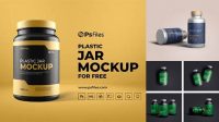 1854+ Supplement Bottle Mockup Free Download Creative Digital PSD Download