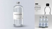 1857+ Clear Bottle PSD Mockup Free Professional PSD Download