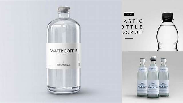 1857+ Clear Bottle PSD Mockup Free Professional PSD Download