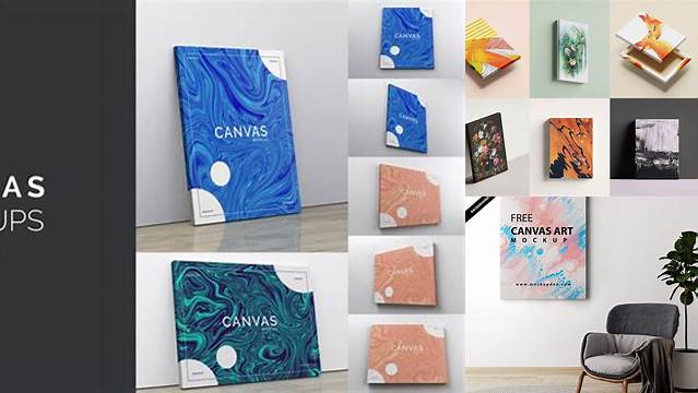 1859+ Canvas Mockup Psd Best for Showcase