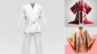 1861+ Mockup Kimono Modern PSD Templates