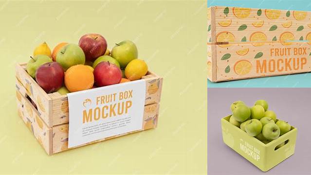 1862+ Fruit Box Mockup PSD Download