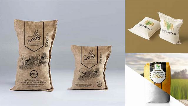 1864+ Rice Bag Free Mockup High Resolution