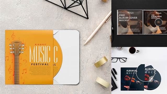 1865+ Album Cover Mockup Psd Free PSD Free Download