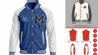 1866+ Baseball Jacket Mockup Free Digital Download