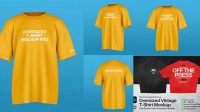 1866+ Oversized T-shirt Mockup Psd Free Easy Editable