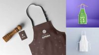 1867+ Leather Apron Mockup Layered Photoshop Template