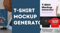 1869+ T Shirt Design Mockup Generator Best for Showcase