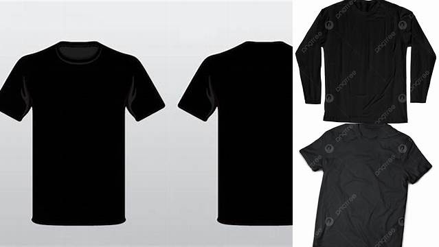 1870+ Mockup Baju Hitam Professional Quality PSD Freebie